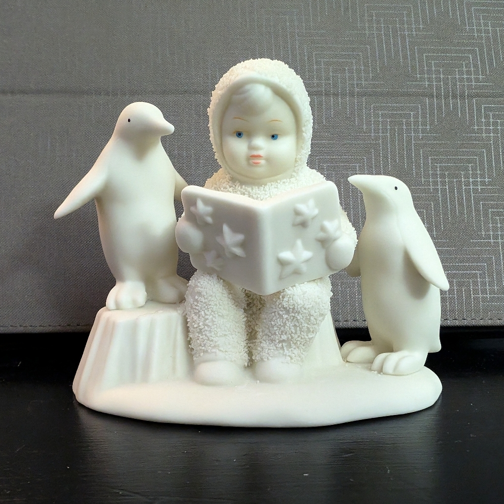 GUC Vintage 1990-2000 Snowbabies "Read Me A Story!" Figurine
